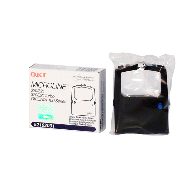 Lot De 10 Rubans Encreur Noir Pour Imprimante OKI Microline ML 321, ML 320 Turbo N - Compatible 09002303