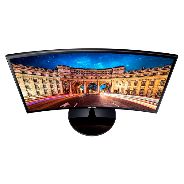 Monitor Samsung 24" Curvo, Full HD, Panel VA, 60Hz, FreeSync (LC24F390FHLXZS) - Imagen 3