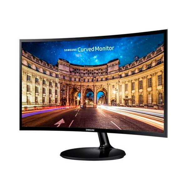 Monitor Samsung 24" Curvo, Full HD, Panel VA, 60Hz, FreeSync (LC24F390FHLXZS)